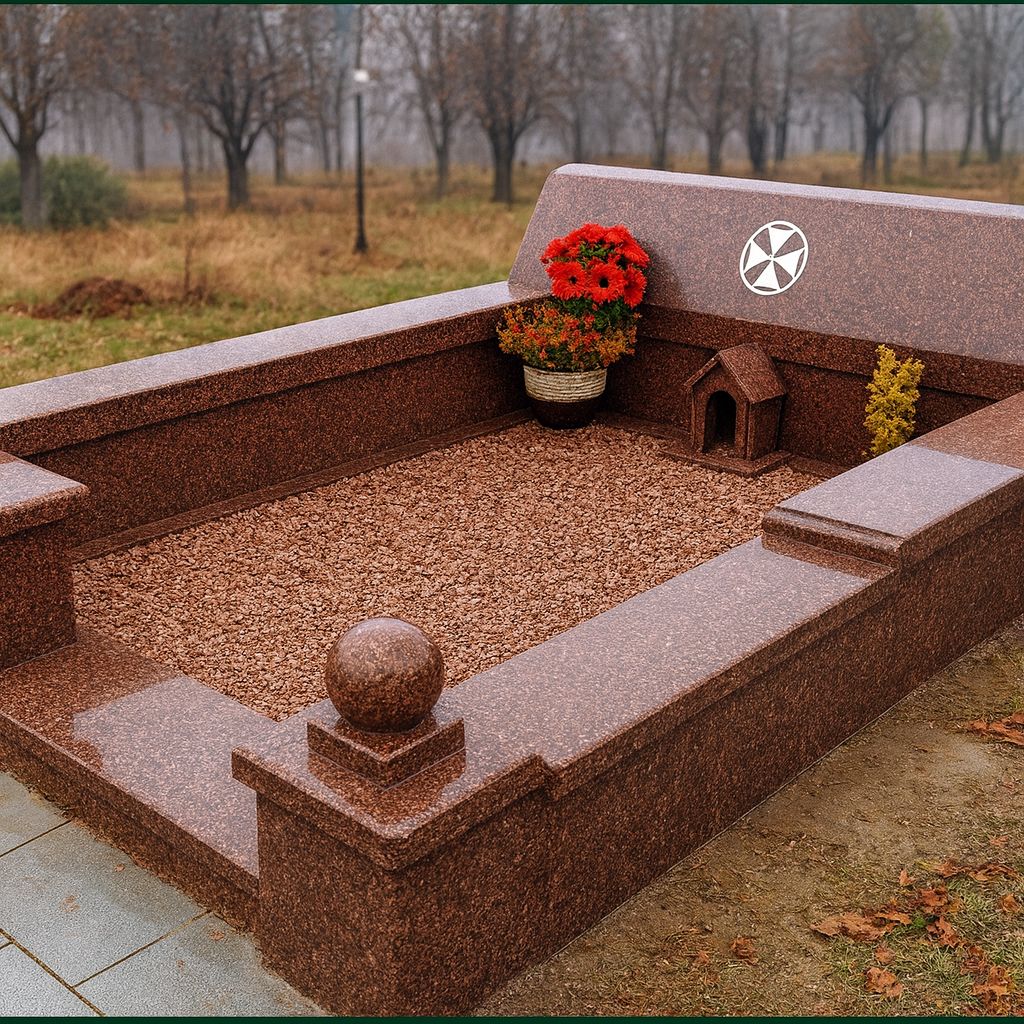 Red Granite Slab